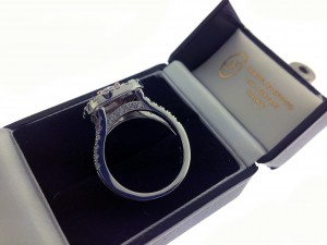 double halo engagment ring