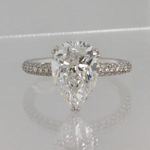 pear diamond ring