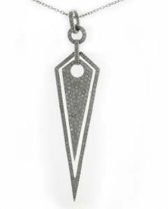 diamond spike pendant