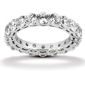 Diamond Eternity bands Round Shared Claw Gallery