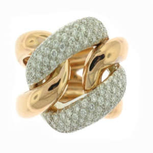 Rose Gold Diamond Ring Link Toronto