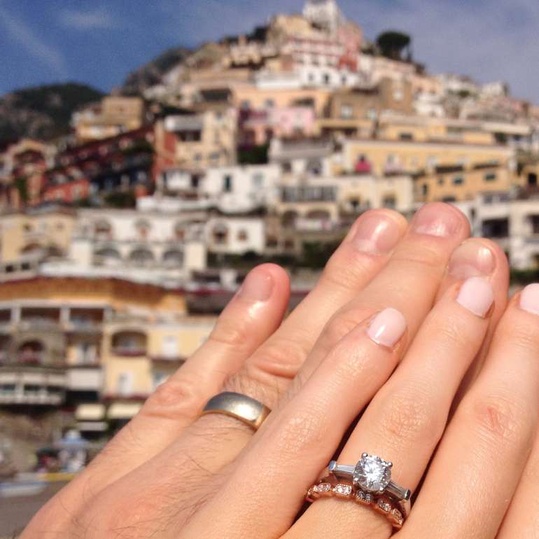 Honeymooning in Positano, Italy