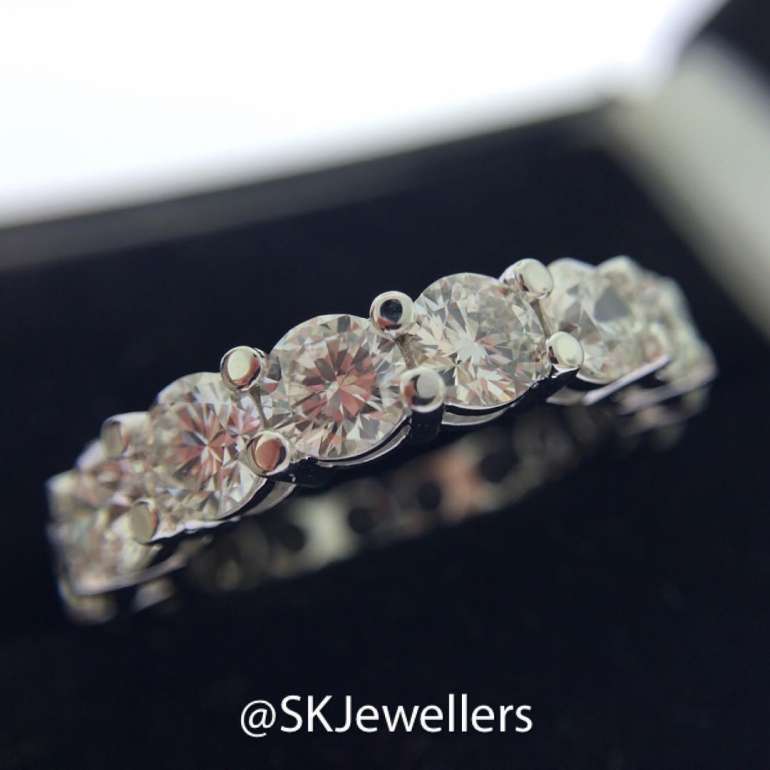The ultimate romantic gift: A Diamond Eternity ring.