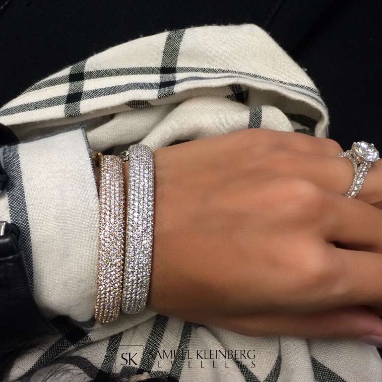 Pave Diamond Bangles