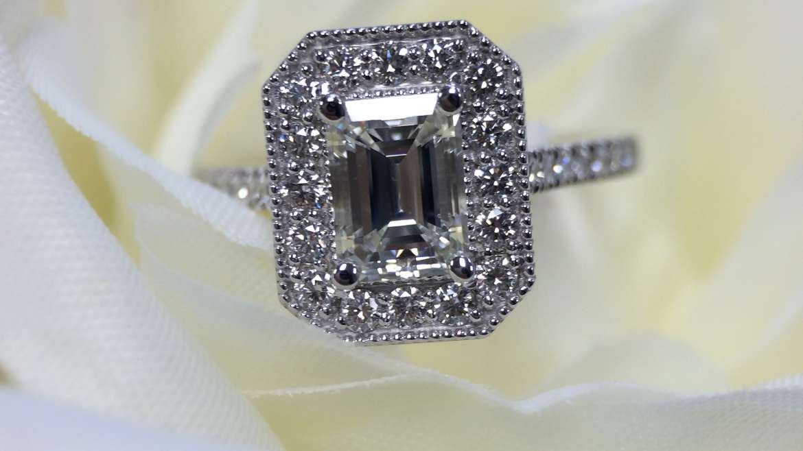 Emerald cut elegance