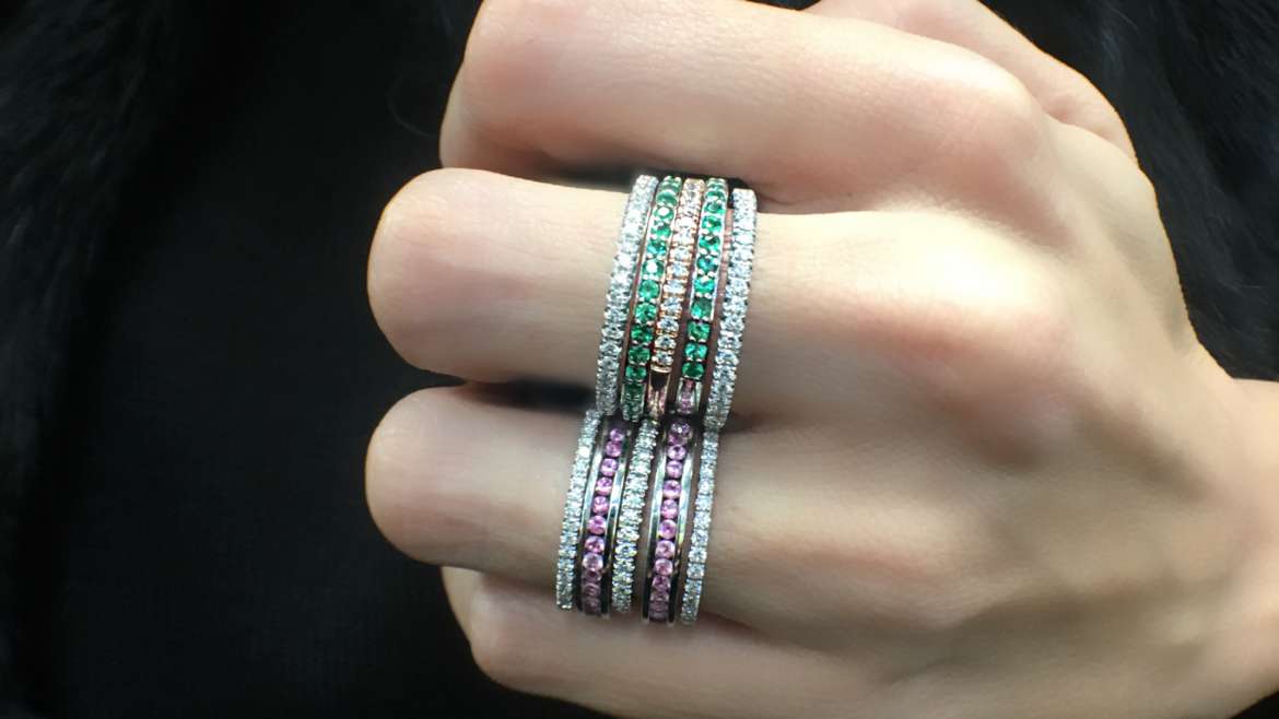Pop Colour Stacking Rings
