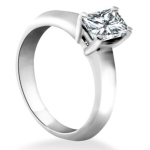 Radiant Cut Diamond Solitaire Ring