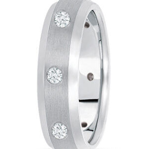 Satin Diamond Band