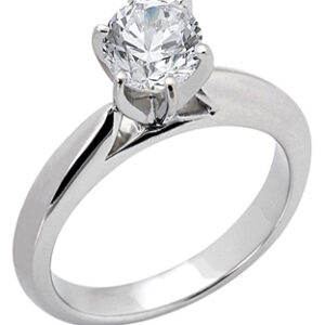 6 Prong Round Brilliant Solitaire Ring