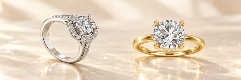 White Gold vs. Yellow Gold Engagement Ring Price